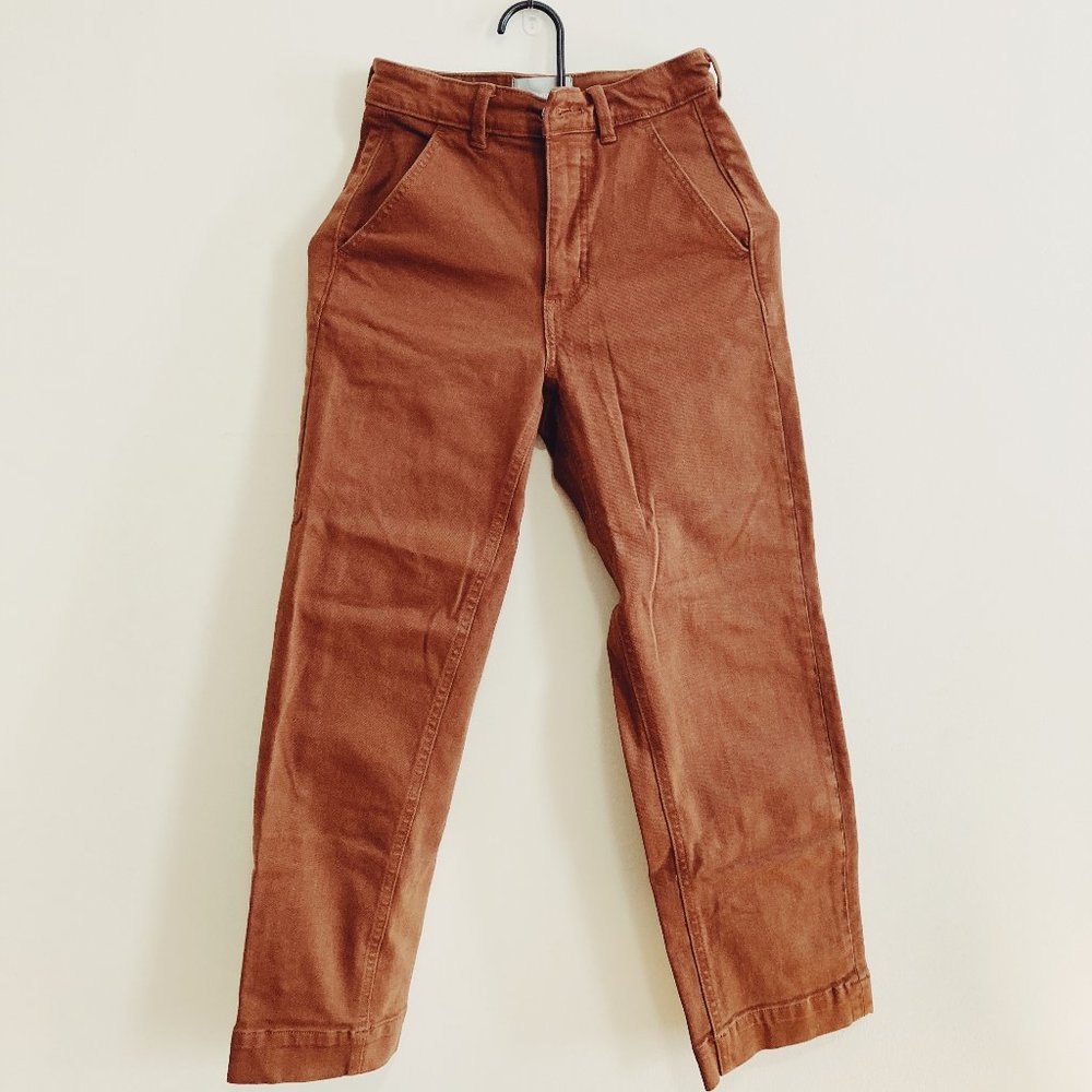 SOLD - Everlane Straight Leg Crop in Terracotta